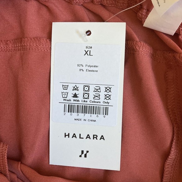 HALARA Women's Athletic Shorts in Coral - Picture 3 of 5